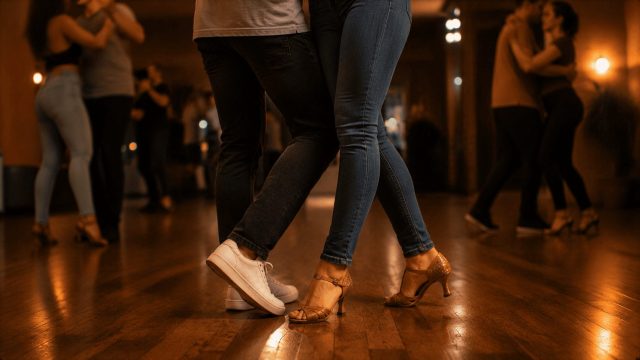 Illustration éditoriale : Marche bachata