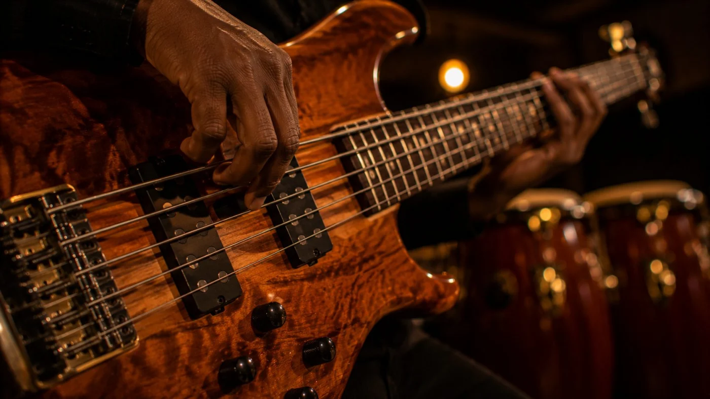 Cordes, amplification et rondeur du son de basse
