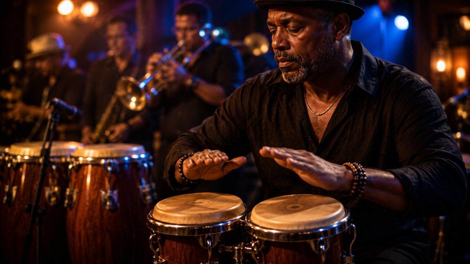 Illustration éditoriale : Bongos