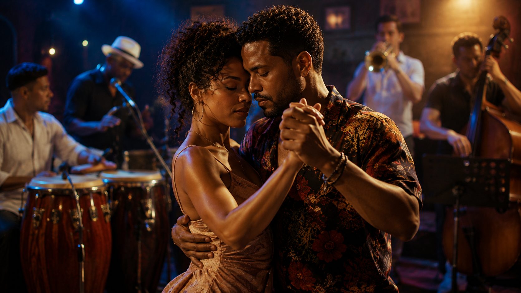 Illustration éditoriale : Musicalité cubaine